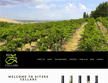 Tablet Screenshot of kitzkecellars.com